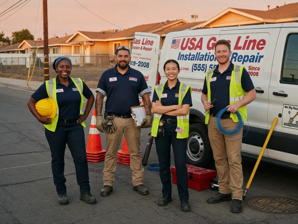 Gas Line Installation company in Dry Run, PA